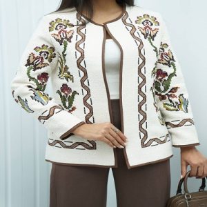 کت فوتر طرح گلیمی کد 258