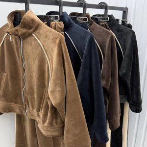 ست سوییشرت و شلوار مخمل کد 16550