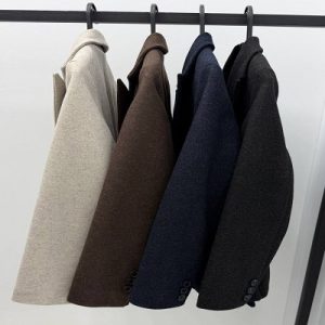 کت فوتر یقه بلیزر چاک‌دار کد 435