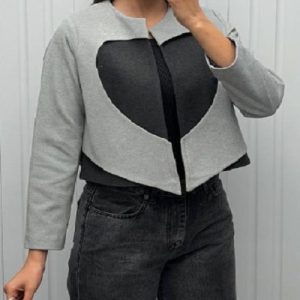 کت کراپ فوتر لامر طرح قلب کد 16505