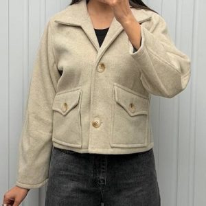 کراپ کت فوتر دو جیب کد 31110