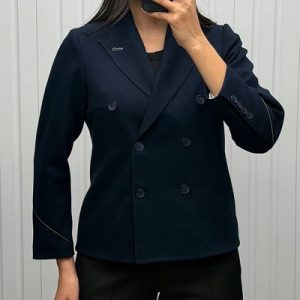 کت کرپ بلیزر دبل برست 2461