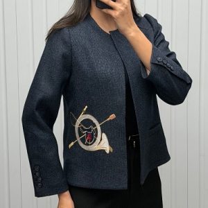 کت شانتون آسترکشی کامل طرح اسب کد 1465